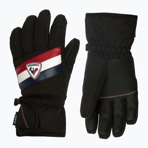 Рукавиці лижні дитячі Rossignol Jr Sport Chic Stretch Impr чорні RLJYG07