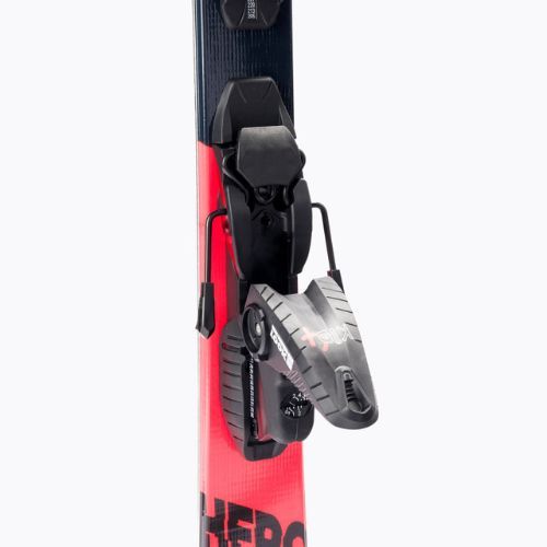 Лижі гірські дитячі Rossignol HERO JR MULTI-EVENT + KID4 чорно-червоні RKBB01