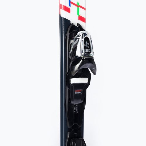 Лижі гірські дитячі Rossignol HERO JR XP JR + XP7 GW чорно-червоні RRJ01JY