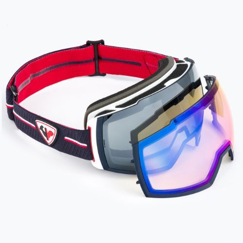 Маска лижна Rossignol MAGNE'LENS STRATO silver miror/blue miror RKкг207