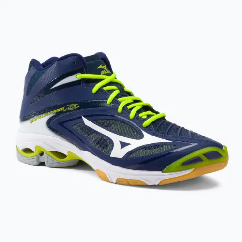 Кросівки для волейболу чоловічі Mizuno Wave Lightning Z3 Mid сині V1GA170571