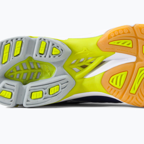 Кросівки для волейболу чоловічі Mizuno Wave Lightning Z3 Mid сині V1GA170571