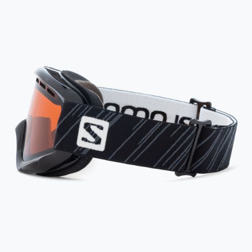 Маска лижна дитяча Salomon Juke Access black/tonic orange L40848100