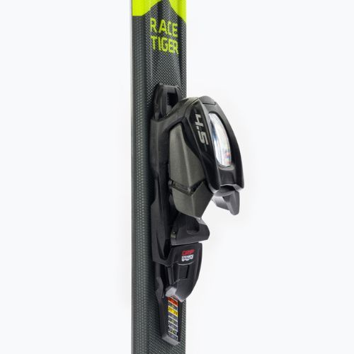 Лижі гірські дитячі Völkl RACETIGER Junior + 4.5 VMotion Jr. жовті 120465/6162T1.VA