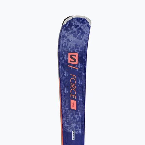 Лижі гірські жіночі Salomon S/Force Fever + M11 GW темно-сині L41135500/L4113230010