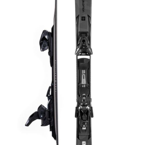 Лижі гірські чоловічі Salomon S/Force Ti 80 + Z12 GW сірі L41496000/L4146890010