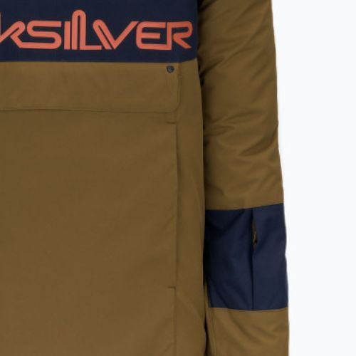 Куртка для сноуборду дитяча Quiksilver Steeze зелена EQBTJ03124
