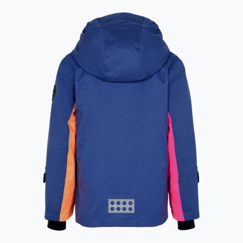 Куртка лижна дитяча LEGO Lwjazmine 702 темно-синя 11010259