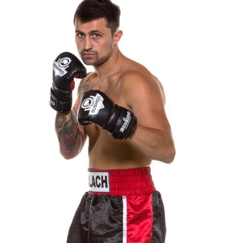 Рукавиці воксерські DBX BUSHIDO для тренувань на мішку чорні Rp4