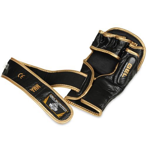 Спарингові рукавиці для тренувань MMA DBX BUSHIDO шкіряні чорні Arm-2011D-L