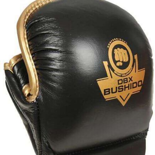 Спарингові рукавиці для тренувань MMA DBX BUSHIDO шкіряні чорні Arm-2011D-L