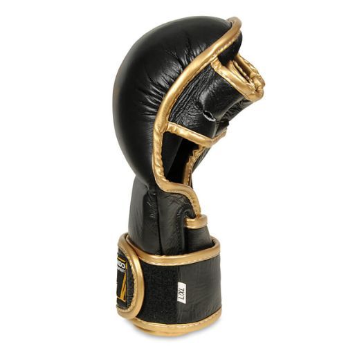 Спарингові рукавиці для тренувань MMA DBX BUSHIDO шкіряні чорні Arm-2011D-L