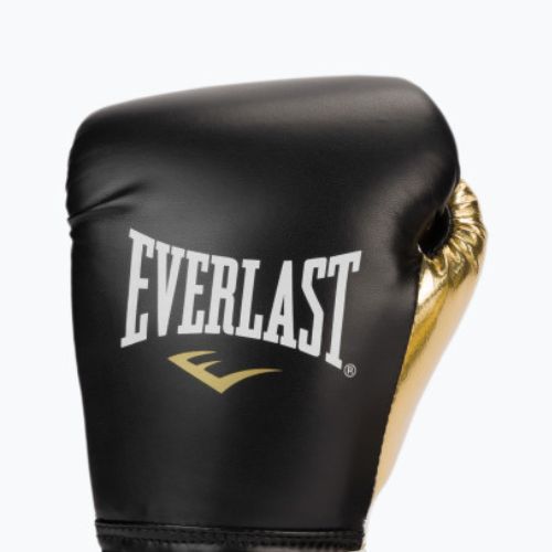 Рукавиці воксерські чоловічі EVERLAST Powerlock Pu чорні 2200