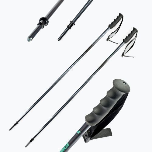 Лижні палиці жіночі Nordica ALPINE TI WOMAN 16 MM сірі 0B081000 002