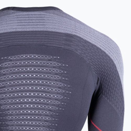 Чоловіча термоактивна кофта UYN Evolutyon UW Shirt charcoal/white/red