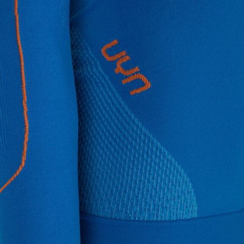 Чоловіча термоактивна кофта UYN Evolutyon UW Shirt blue/blue/orange shiny