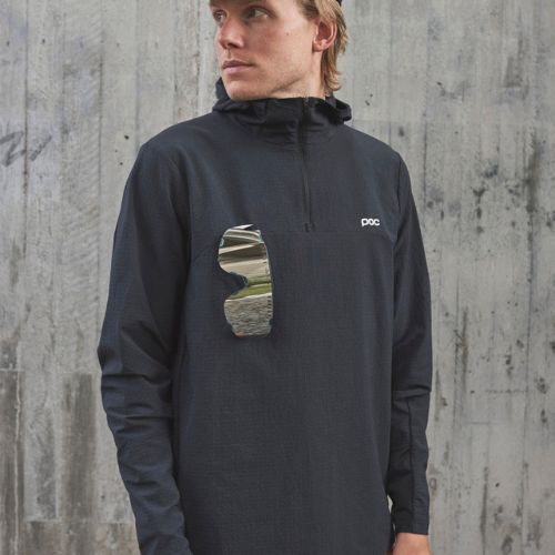 Кофта велосипедна чоловіча POC Mantle Thermal Hoodie чорна 52758