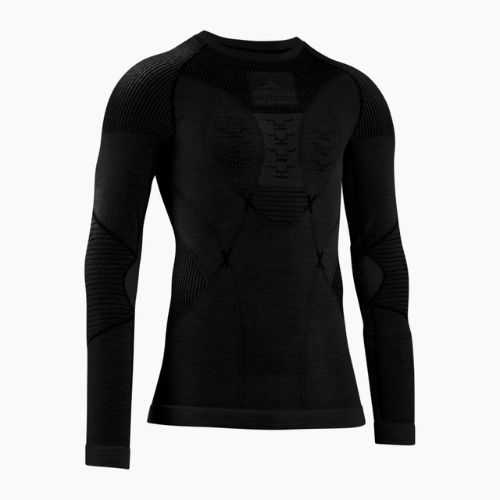 Чоловіча термоактивна кофта X-Bionic Apani 4.0 Merino black/black