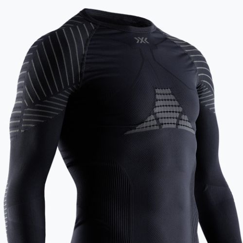 Чоловіча термоактивна кофта X-Bionic Invent 4.0 LS black/charcoal