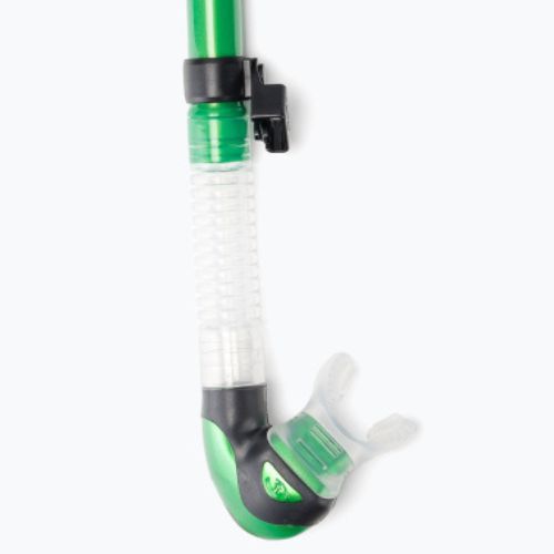 Трубка для дайвінгу TUSA Hyperdry Elite 2 Snorkel зелена SP-0101