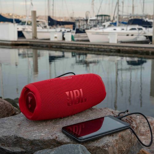 Колонка мобільна JBL Charge 5 червона JBLCHARGE5RED