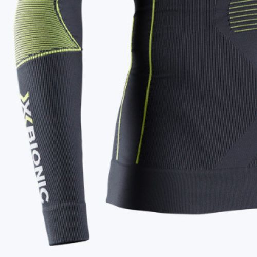 Чоловіча термоактивна кофта X-Bionic Energy Accumulator 4.0 charcoal/yellow