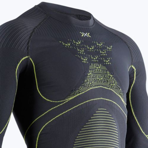 Чоловіча термоактивна кофта X-Bionic Energy Accumulator 4.0 charcoal/yellow