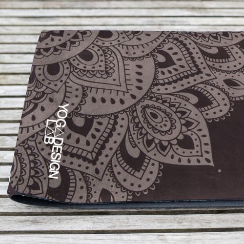 Килимок для йоги (для подорожей) Yoga Design Lab Combo Yoga 1,5 мм чорний Mandala Black
