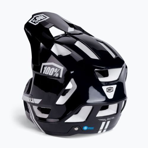 Шолом велосипедний 100% Trajecta Helmet W Fidlock Full Face чорний STO-80021-011-11