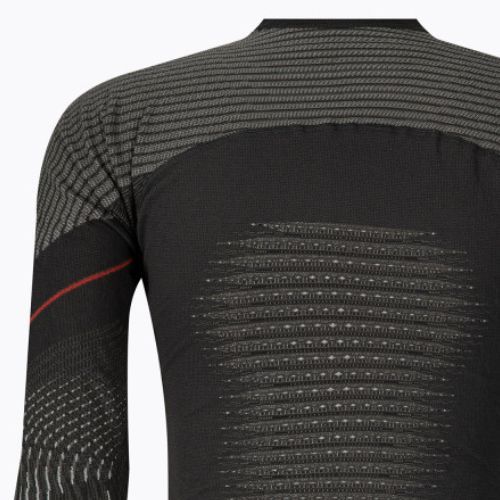 Чоловіча термоактивна кофта UYN Evolutyon Comfort UW Shirt charcoal/white/red