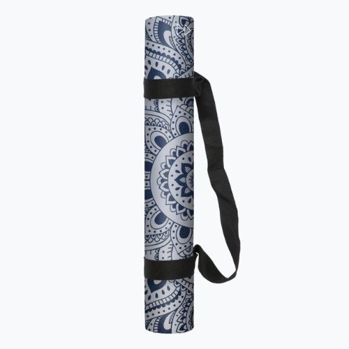 Килимок для йоги Yoga Design Lab Combo Yoga 3,5 мм темно-синій Mandala Sapphire