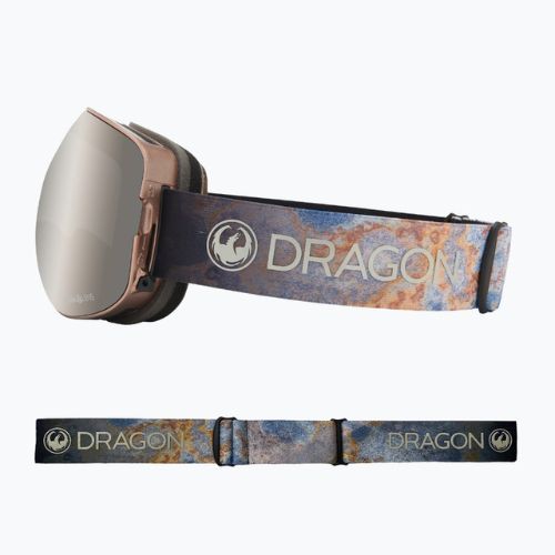Маска лижна DRAGON X2 slate/lumalens silver ion/amber 40454-030