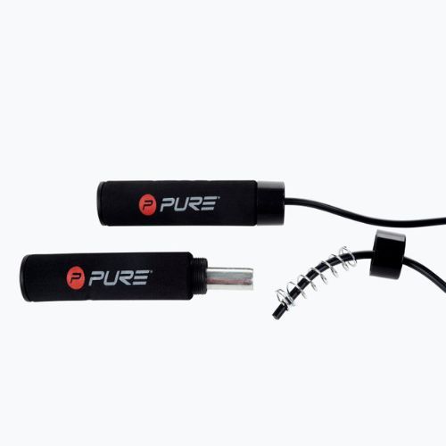 Скакалка з навантаженням Pure2Improve Weighted Jumprope чорна 2168