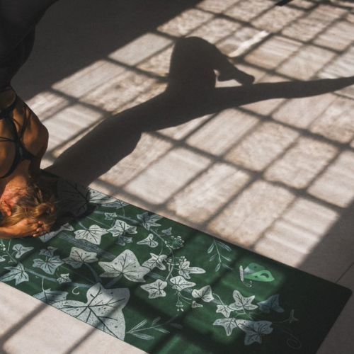 Килимок для йоги Moonholi VEGANIKA NIGHT 3 мм зелений SKU-111