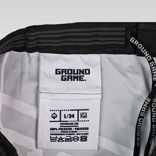 Шорти тренувальні чоловічі  Ground Game MMA Polska чорні MMASHOPOLS
