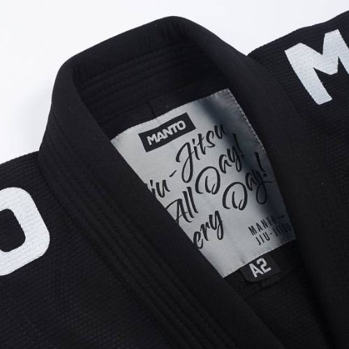 Гі для бразильського джиу-джитсу чоловіче MANTO BJJ X4 black