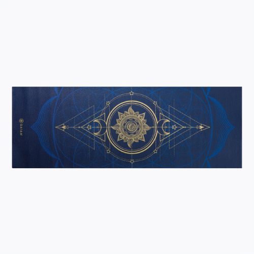 Килимок для йоги  Gaiam Sun And Moon 6 мм синій 63419