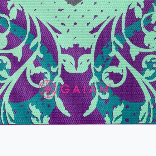 Килимок для йоги  Gaiam Moroccan Garden 4 мм фіолетовий 62612