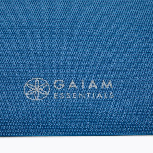 Килимок для йоги  Gaiam Navy 6 мм синій 63314