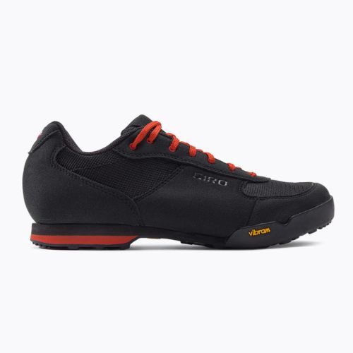 Кросівки велосипедні МТВ чоловічі Giro Rumble VR black/glowing red