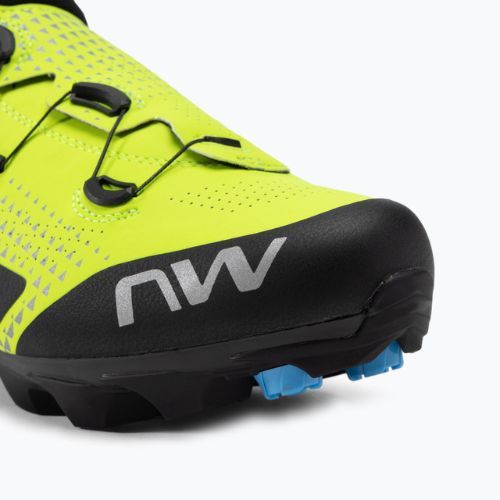 Кросівки велосипедні МТВ чоловічі Northwave Celsius XC ARC. GTX yellow fluo/reflective