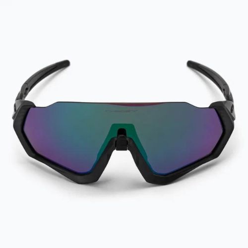 Окуляри велосипедні Oakley Flight Jacket чорно-фіолетові 0OO9401