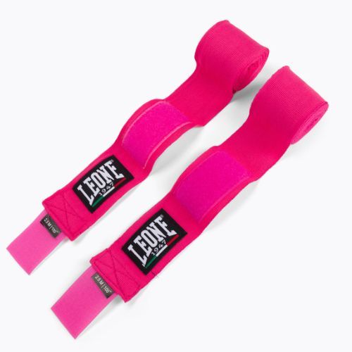 Бинти боксерські LEONE Hand Wraps рожеві AB705