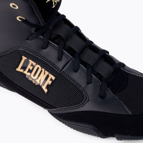 Взуття для боксу LEONE Premium Boxing чорне CL110