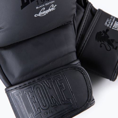 Рукавиці спарингові LEONE Black Edition MMA чорні GP1213