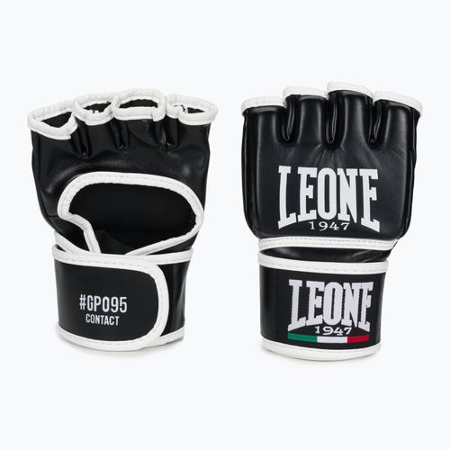 Грейплінгові рукавиці LEONE Contact MMA чорні GP095