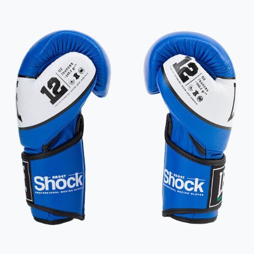 Рукавиці воксерські LEONE Shock сині GN047