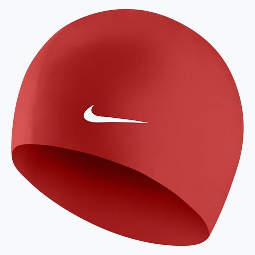 Шапочка для плавання Nike Solid Silicone червона 93060-614