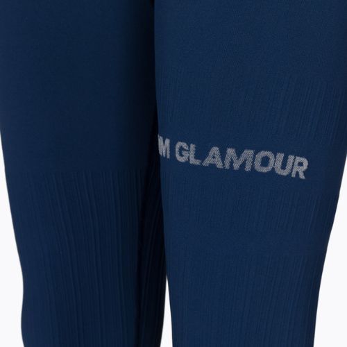 Легінси тренувальні жіночі Gym Glamour Push Up Classic Blue 313