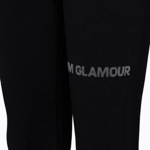 Легінси тренувальні жіночі Gym Glamour Push Up Deep Black 311